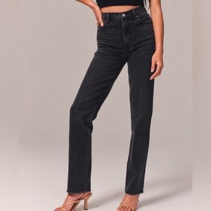 Abercrombie & Fitch Ultra High Rise 90s straight jeans